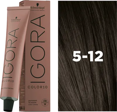 

Крем-краска для волос, Igora Royal Color10 тон 5-12