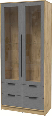 

Шкаф с витриной, Концепт КТ-ШВ2 с подсветкой Глосс