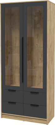 

Шкаф с витриной, Концепт КТ-ШВ2 с подсветкой Глосс