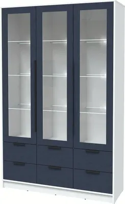 

Шкаф с витриной, Концепт КТ-ШВ3 с подсветкой Глосс