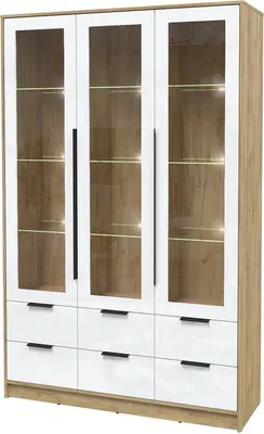 

Шкаф с витриной, Концепт КТ-ШВ3 с подсветкой Глосс