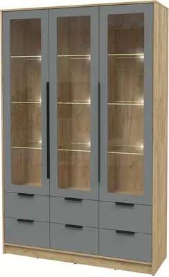 

Шкаф с витриной, Концепт КТ-ШВ3 с подсветкой Глосс