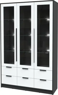 

Шкаф с витриной, Концепт КТ-ШВ3 с подсветкой Глосс