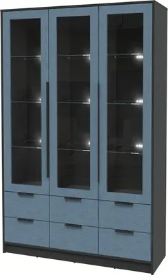 

Шкаф с витриной, Концепт КТ-ШВ3 с подсветкой Глосс