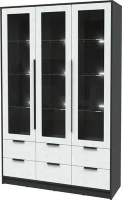 

Шкаф с витриной, Концепт КТ-ШВ3 с подсветкой Глосс
