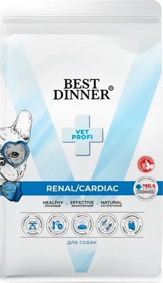 Сухой корм для собак Best Dinner Vet Profi Renal Cardiac (2кг) - 