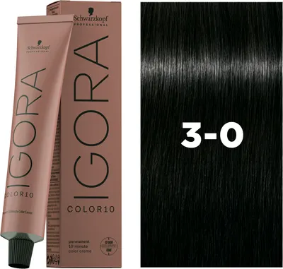 

Крем-краска для волос, Igora Royal Color10 тон 3-0
