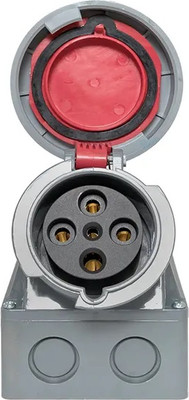 

Розетка силовая, YHT 1342 3Р+РЕ 63А 380В IP67 / 74505