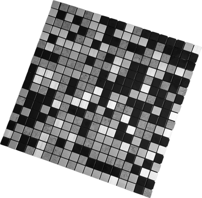 

Комплект панелей ПВХ, Самоклеющаяся Алюминий Черно-белый MA-05-8