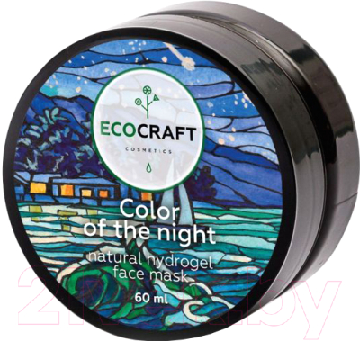 Маска для лица гидрогелевая EcoCraft Цвет ночи для сухой и чувствительной кожи (60мл)
