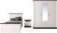 Комплект мебели для спальни Интерлиния Тауэр-9 (вудлайн/дуб венге) - 