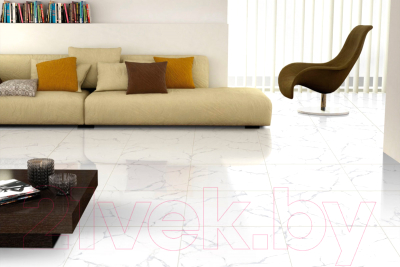 Плитка Netto Gres White Marble Polished (600x600)