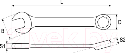 Изображение товара Гаечный ключ Yato YT-4912
