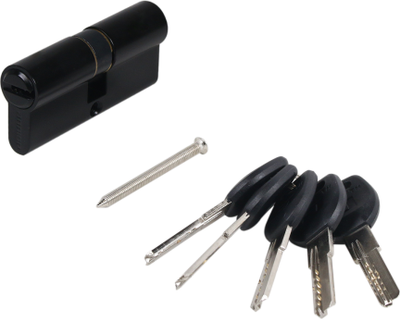 

Цилиндровый механизм замка, HD F 70-5К Black перф.кл