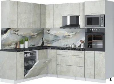 

Кухонный гарнитур, Мила Лайт 1.896х2.38