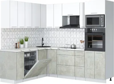 

Кухонный гарнитур, Мила Лайт 1.896х2.38