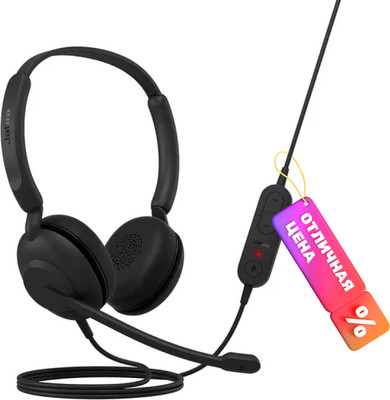 Наушники-гарнитура Jabra Evolve 10 USB-A Stereo (черный) - 