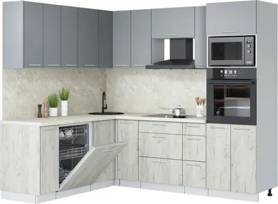 

Кухонный гарнитур, Мила Лайт 1.896х2.38