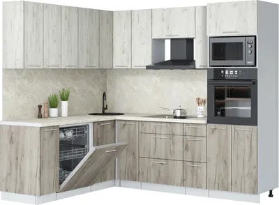 

Кухонный гарнитур, Мила Лайт 1.896х2.38