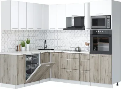 

Кухонный гарнитур, Мила Лайт 1.896х2.38