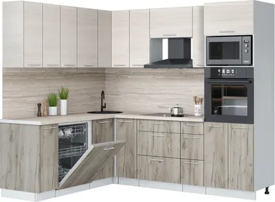 

Кухонный гарнитур, Мила Лайт 1.896х2.38