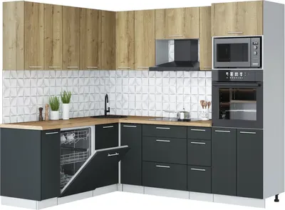 

Кухонный гарнитур, Мила Лайт 1.896х2.38