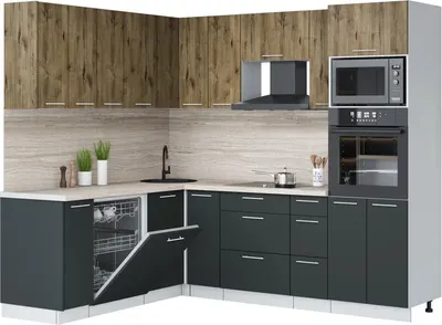 

Кухонный гарнитур, Мила Лайт 1.896х2.38