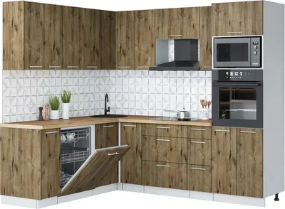 

Кухонный гарнитур, Мила Лайт 1.896х2.38