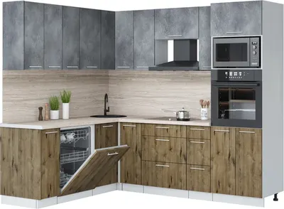 

Кухонный гарнитур, Мила Лайт 1.896х2.38