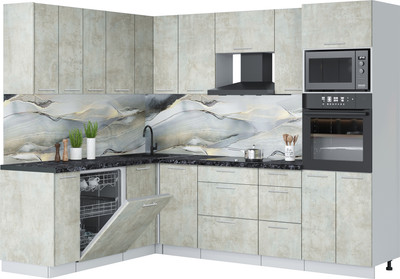 

Кухонный гарнитур, Мила Лайт 1.896х2.58