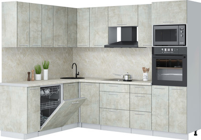 

Кухонный гарнитур, Мила Лайт 1.896х2.58