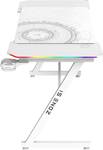 Геймерский стол Zone 51 Trine 120 RGB / Z51-T2R-WH