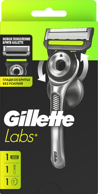 Бритвенный станок Gillette Labs с 1 сменной кассетой - 