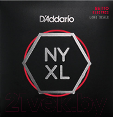 Струны для бас-гитары D'Addario NYXL55110