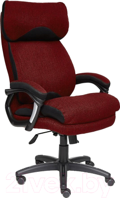 Кресло офисное Tetchair Duke (бордовый/черный)