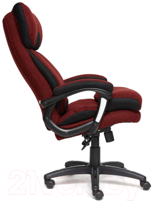 Кресло офисное Tetchair Duke (бордовый/черный)