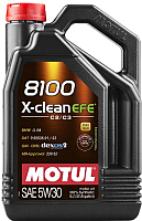 Моторное масло Motul 8100 X-Clean EFE 5W30 / 107206 (5л) - 