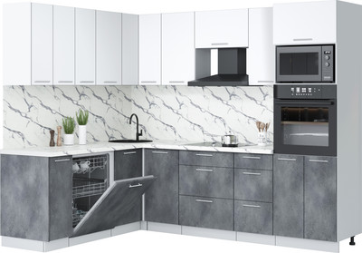 

Кухонный гарнитур, Мила Лайт 1.896х2.58