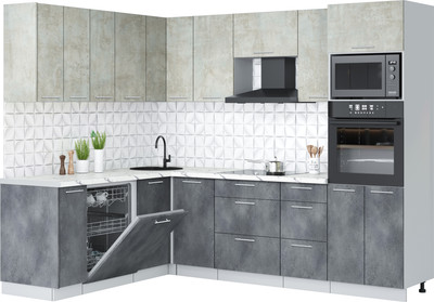 

Кухонный гарнитур, Мила Лайт 1.896х2.58