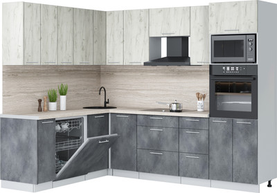 

Кухонный гарнитур, Мила Лайт 1.896х2.58