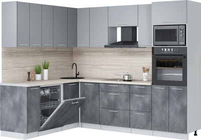 

Кухонный гарнитур, Мила Лайт 1.896х2.58