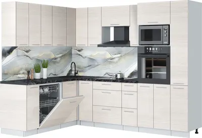 

Кухонный гарнитур, Мила Лайт 1.896х2.68