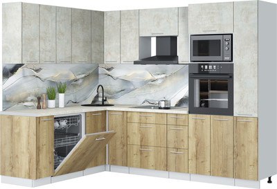 

Кухонный гарнитур, Мила Лайт 1.896х2.68