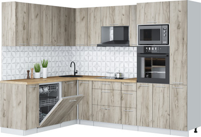 

Кухонный гарнитур, Мила Лайт 1.896х2.68