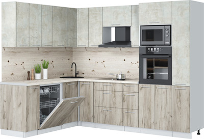 

Кухонный гарнитур, Мила Лайт 1.896х2.68