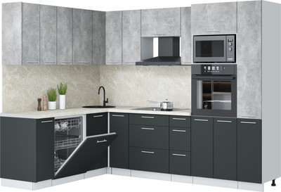 

Кухонный гарнитур, Мила Лайт 1.896х2.68