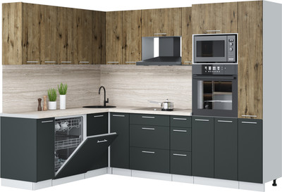 

Кухонный гарнитур, Мила Лайт 1.896х2.68