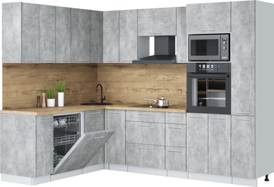 

Кухонный гарнитур, Мила Лайт 1.896х2.68