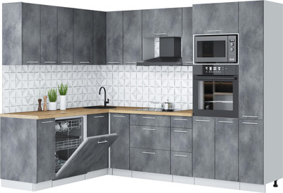 

Кухонный гарнитур, Мила Лайт 1.896х2.68