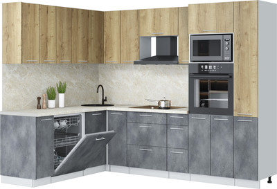 

Кухонный гарнитур, Мила Лайт 1.896х2.68